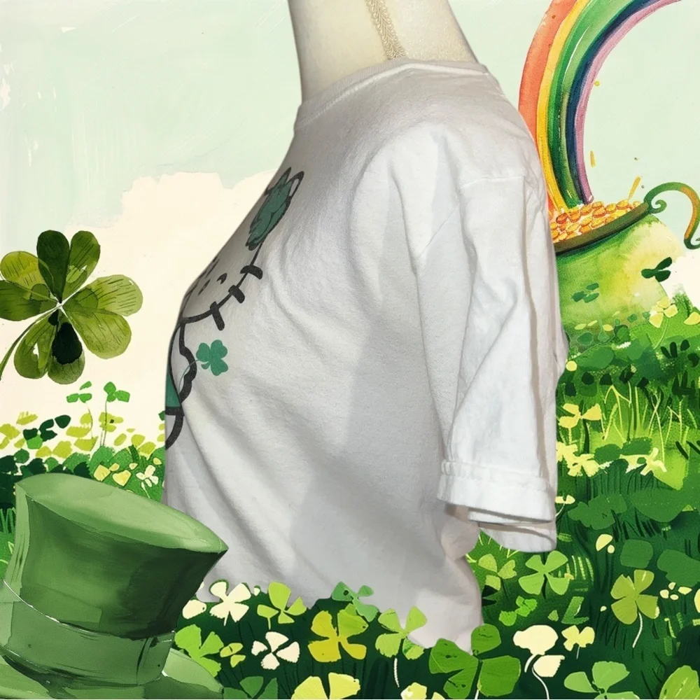 Hello Kitty Kids T-Shirt - perfect for St. Patrick’s Day! - Picture 3 of 10